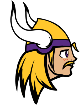 Minnesota Vikings Anime Logo DIY iron on transfer (heat transfer)